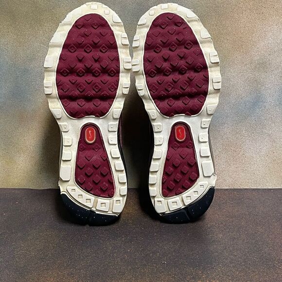 Nike Air Max 2010 Flywire 386374-600 Retro Maroon Women's Sneakers Size 6.5M - Picture 13 of 16